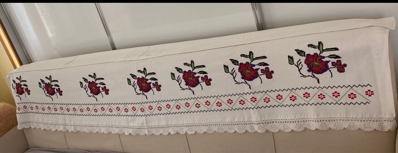 Çeyizlik kanefçe yatak kenar örtüsü