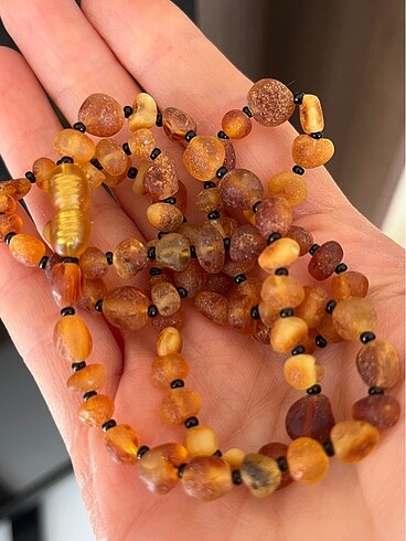 Kehribar damla kolye - Görsel 3