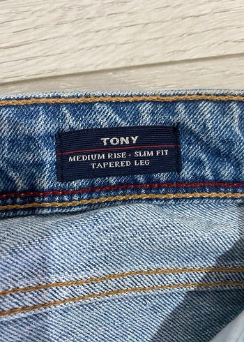 Erkek Mavi Regular Fit Denim Jean - Görsel 6