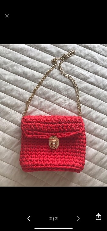 Zara El örgüsü çanta