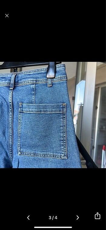 m Beden Zara yüksek bel pantolon