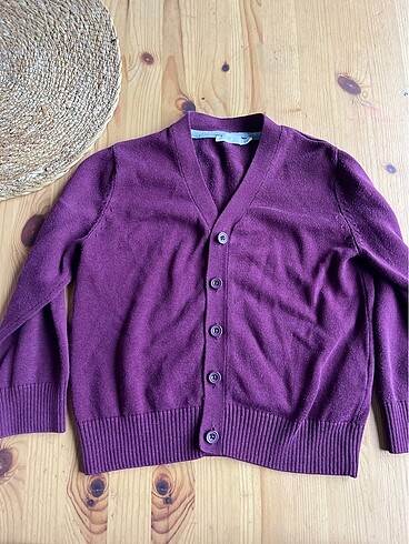 Koton bordo hırka - Görsel 3