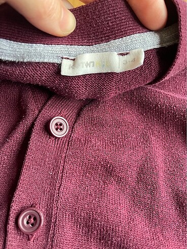 Koton bordo hırka - Görsel 2