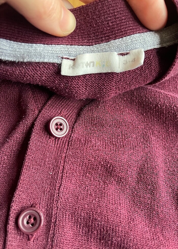 Koton bordo hırka - Görsel 2