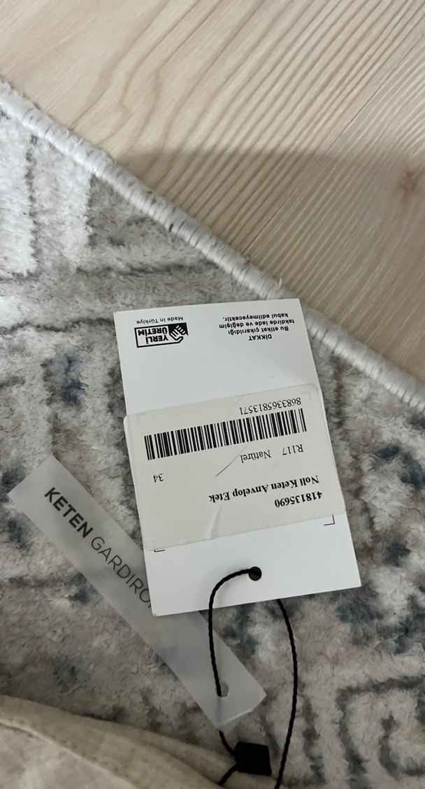 Bej Keten Anvelop Uzun Etek - Görsel 4