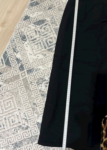 Siyah Uzun Drapeli Kadın Etek - Görsel 3