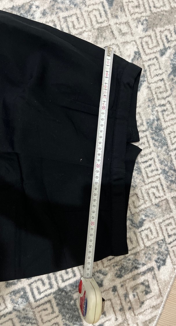 Siyah Uzun Drapeli Kadın Etek - Görsel 2