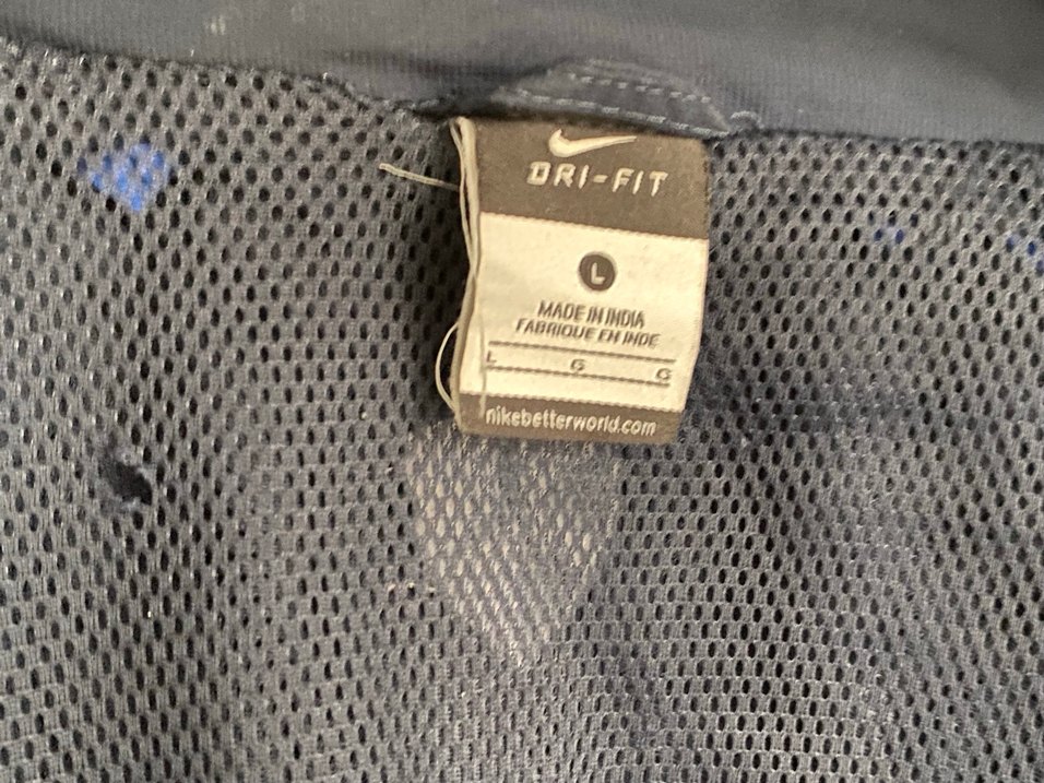 Erkek NİKE DRİ-FİT Lacivert vintage , Spor Fermuarlı Yağmurluk - Görsel 4