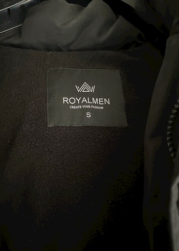 ROYALMEN Erkek Siyah Midi Boy Düğmeli ve fermuarlı mont - Görsel 3