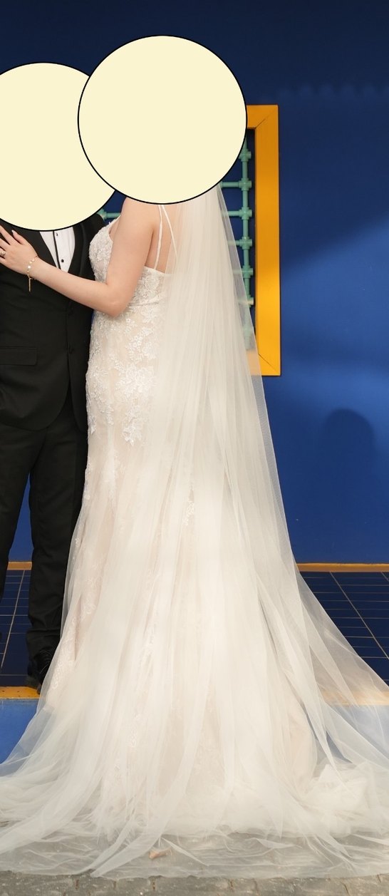 Oleg Cassini Gelinlik + Duvak - Görsel 5