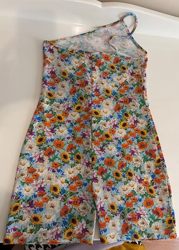 Çiçek Desenli Günlük Zara Tulum - Görsel 2