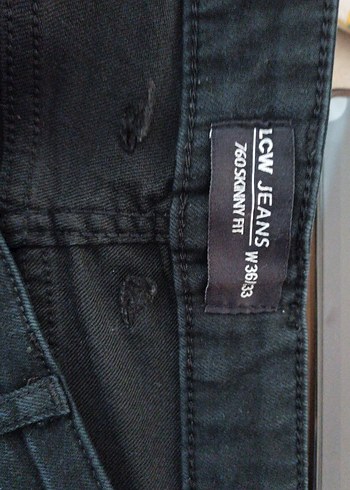 Siyah Dar Kesim Erkek Pantolon - Görsel 2