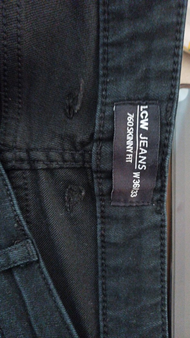 Siyah Dar Kesim Erkek Pantolon - Görsel 2