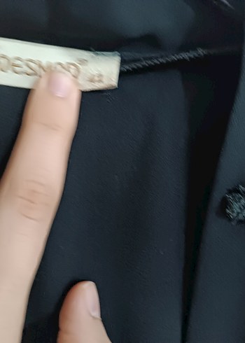 Boncuk İşlemeli Siyah Uzun Kadın Abaya - Görsel 6