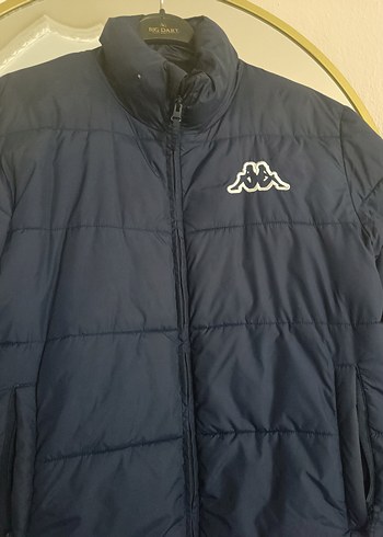 Erkek Lacivert Fermuarlı Midi Mont Kappa - Görsel 2