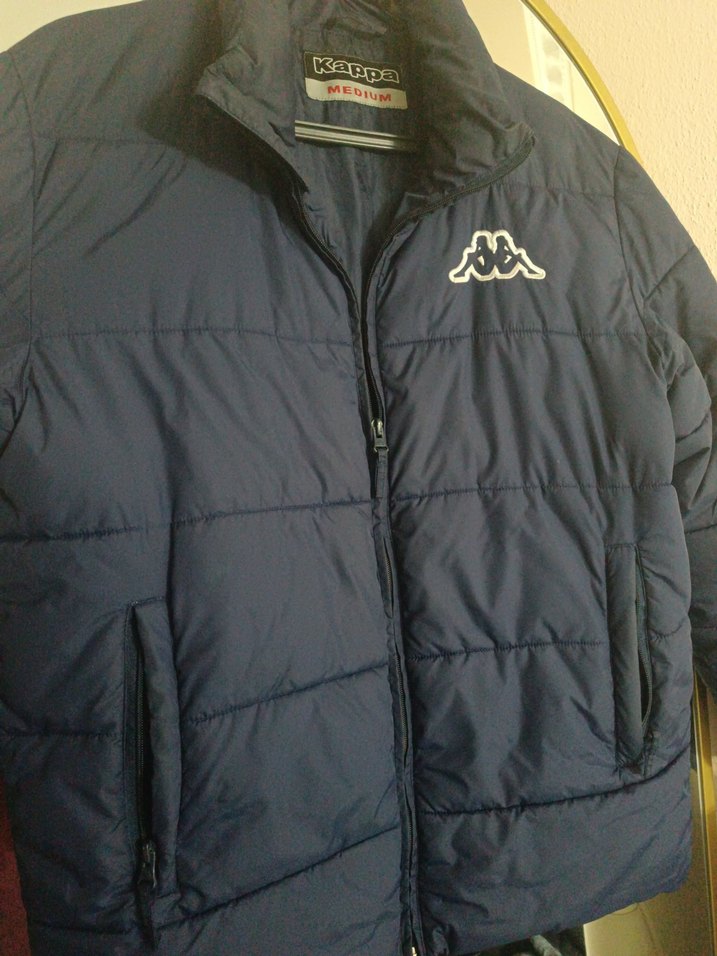 Erkek Lacivert Fermuarlı Midi Mont Kappa - Görsel 3