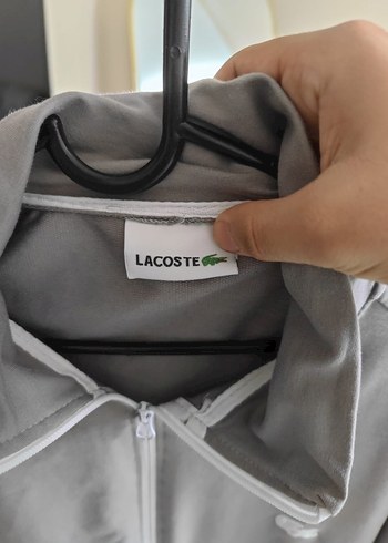 Gri Fermuarlı Kadın Eşofman Takımı Lacoste - Görsel 2