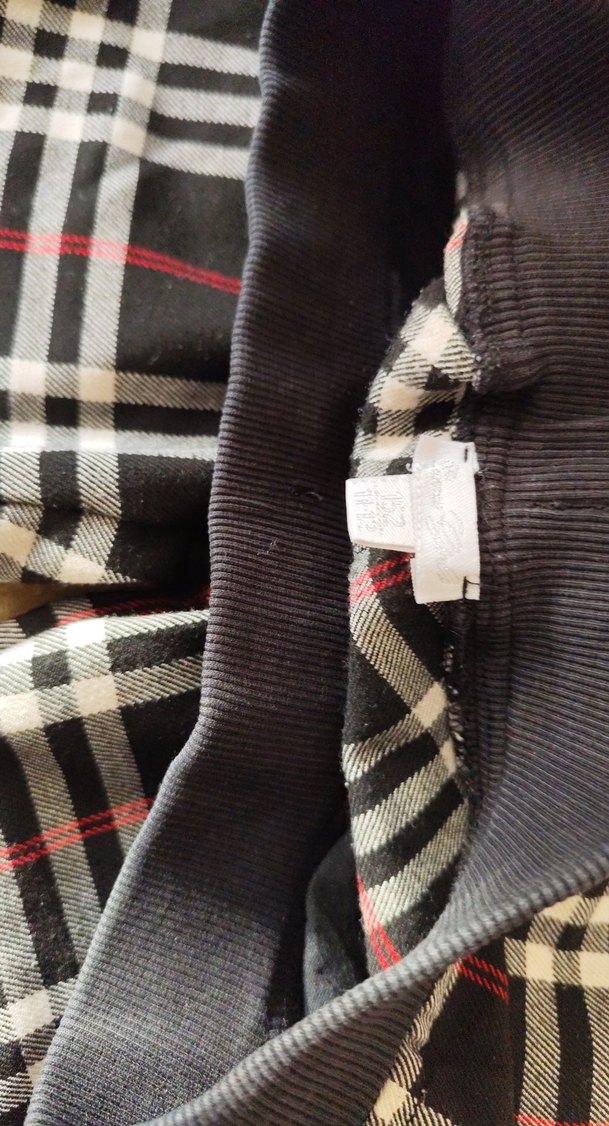 Düğmeli Ekose Desenli Kadın Kumaş Pantolon - Görsel 5