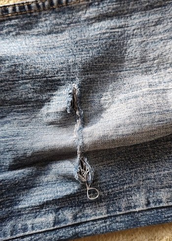 Mavi Kadın Denim Midi Boy Kot Pantolon - Görsel 3