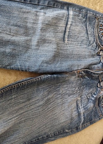 Mavi Kadın Denim Midi Boy Kot Pantolon - Görsel 4