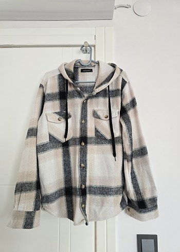 Erkek Kapüşonlu Oduncu Gömlek - Görsel 2