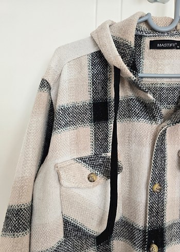 Erkek Kapüşonlu Oduncu Gömlek - Görsel 3