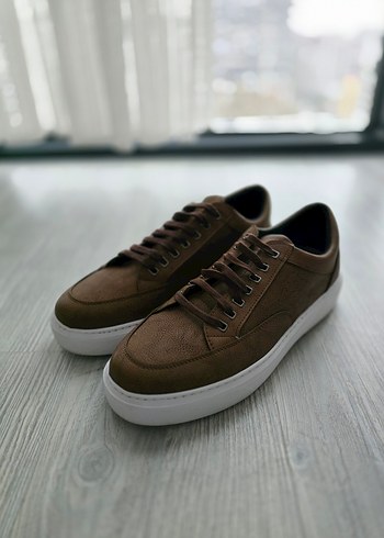 Kahverengi Erkek Sneaker - Görsel 2