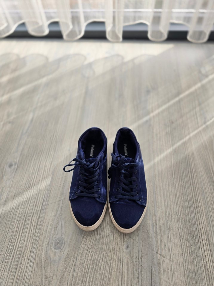 Lacivert Kadın Sneaker - Görsel 3