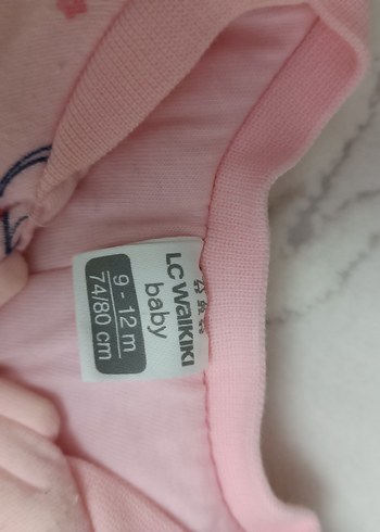 Pembe Baskılı Fermuarlı Bebek Kız Tulum - Görsel 3