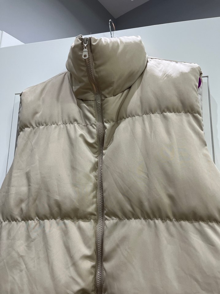 Bej Kısa Kadın Yelek - Görsel 2