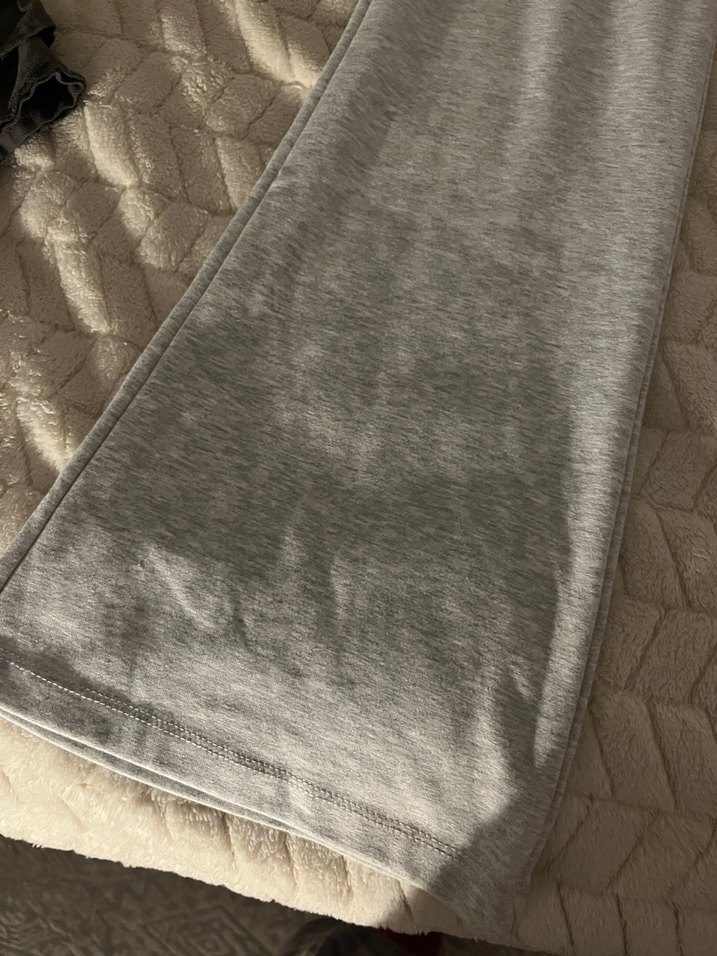 Gri Kadın Midi İspanyol Paça Tayt - Görsel 2