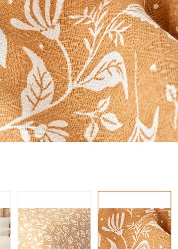 Hardal Çiçek Desenli Nevresim Takımı - Görsel 2