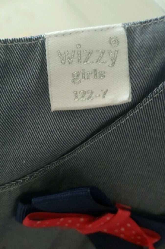 Kız Çocuk Gri Piliseli Nakışlı Elbise - Görsel 5