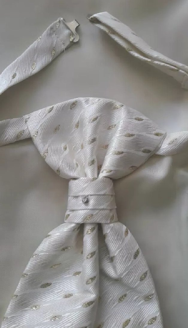 İşlemeli Beyaz Erkek İçlik Takım - Görsel 2