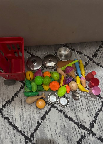 Renkli Plastik Mutfak ve Oyuncak Seti - Görsel 4