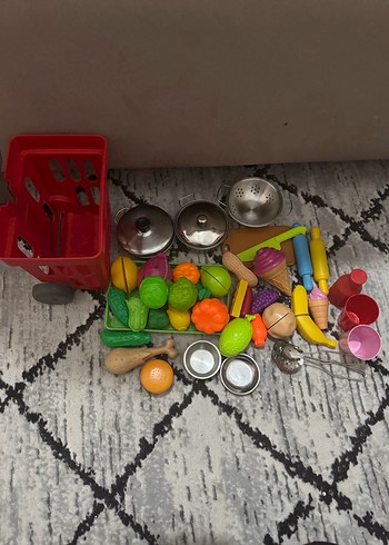 Renkli Plastik Mutfak ve Oyuncak Seti - Görsel 3