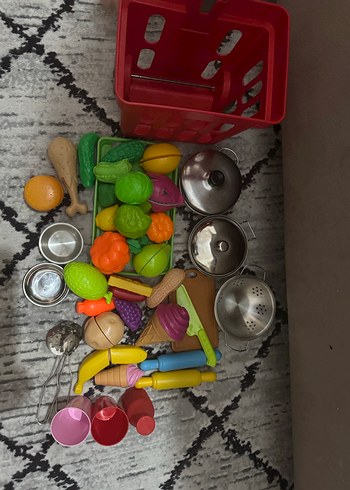 Renkli Plastik Mutfak ve Oyuncak Seti - Görsel 5