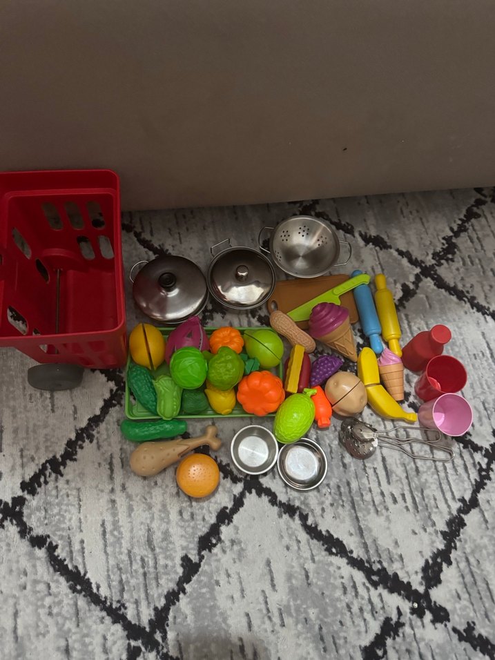 Renkli Plastik Mutfak ve Oyuncak Seti - Görsel 4