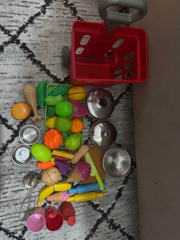 Renkli Plastik Mutfak ve Oyuncak Seti - Görsel 2