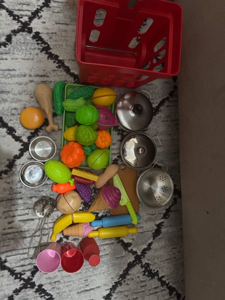 Renkli Plastik Mutfak ve Oyuncak Seti - Görsel 5