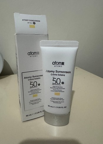 Atomy SPF 50 Güneş Koruyucu Krem 60 ml - Görsel 3