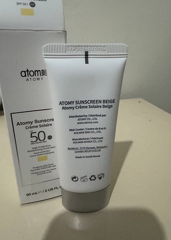 Atomy SPF 50 Güneş Koruyucu Krem 60 ml - Görsel 2