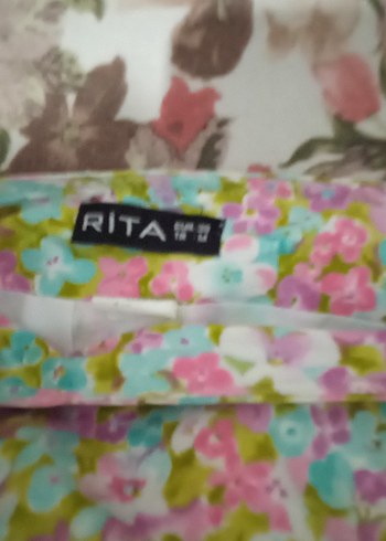 Çiçek Desenli Midi Hamile Etek - Görsel 3