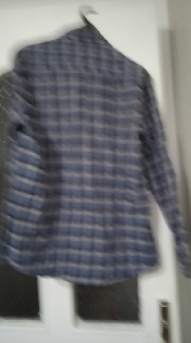 Erkek Gri Pamuklu Düğmeli Uzun Kollu Gömlek - Görsel 2