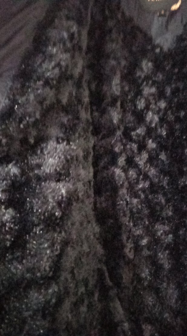 Siyah Düğmeli Kadın Kışlık Mont - Görsel 2