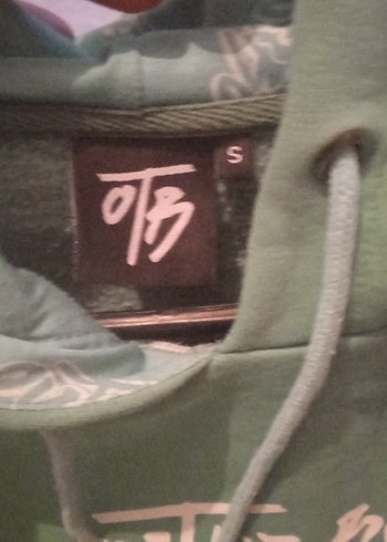 Yeşil Kapüşonlu Oversize Sweatshirt - Görsel 3