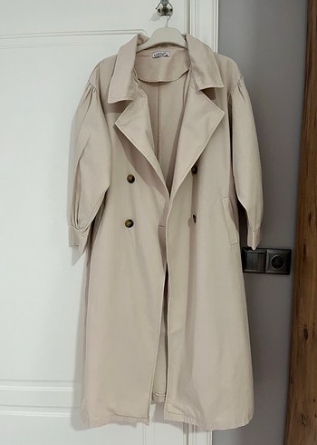 Bej  Kadın Trençkot - Görsel 2