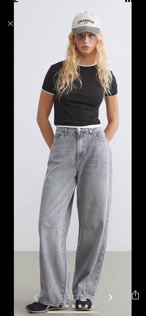 Gri jogger jean - Görsel 2