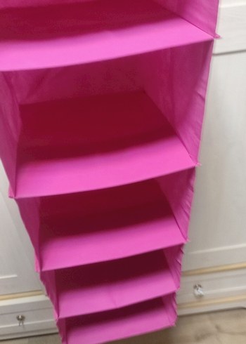 Renkli Pembe Dolap Düzenleyici - Görsel 4