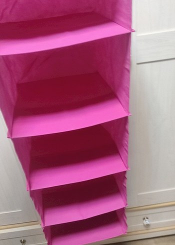 Renkli Pembe Dolap Düzenleyici - Görsel 3